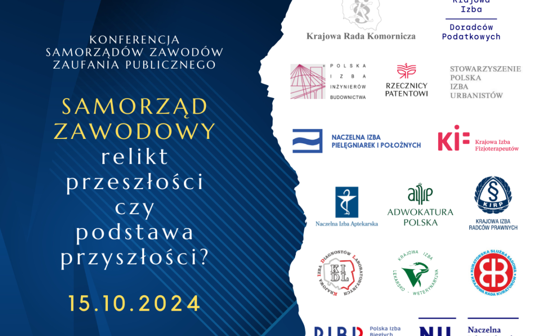 ZAPRASZAMY NA KONFERENCJĘ SAMORZĄDÓW ZAWODOWYCH