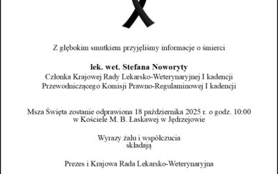 ZMARŁ LEK. WET. STEFAN NOWORYTA