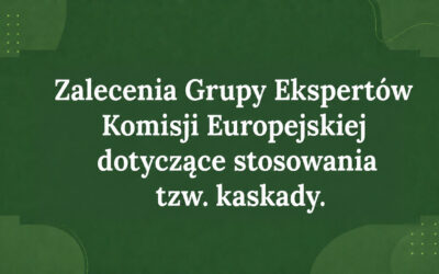 ZALECENIA KOMISJI EUROPEJSKIEJ