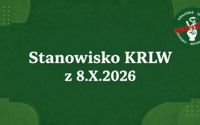 STANOWISKO KRLW Z 8.X.2026